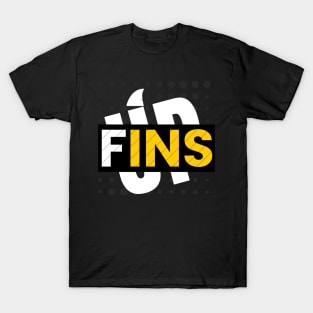 Fins Up | Miami Dolphins Football Team Fans T-Shirt